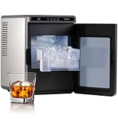 VEVOR Countertop Ice Maker, 22 lbs per Day, Self-Cleaning Portable Machine with Tong, Drawer-Styl...