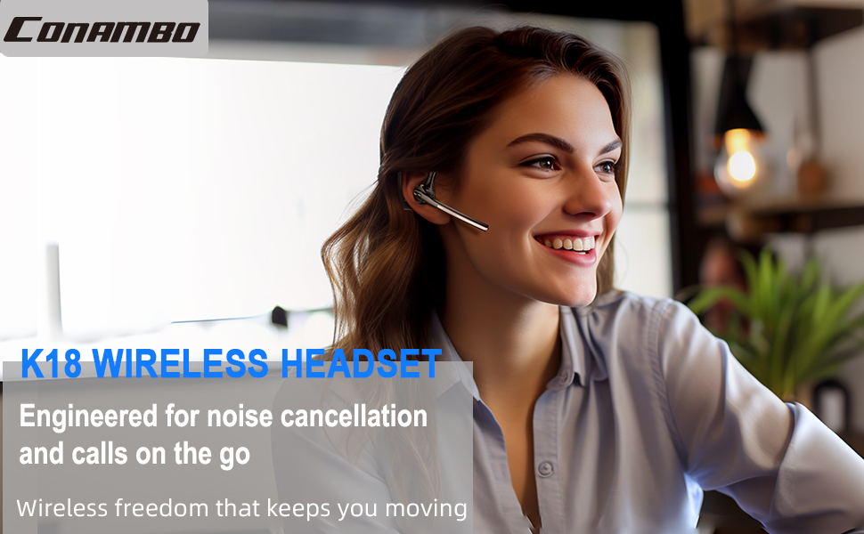 bluetooth headset with mic noise canceling