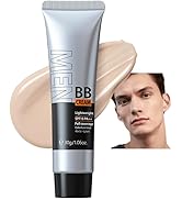 AKARY Hydrating Men BB Cream SPF 15 PA++, Full-Coverage Foundation&amp;Concealer, Mens Face Moisturiz...