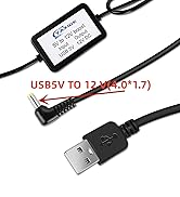 USB to DC 5V to 12V DC Jack Mobile Power, Cable Cord, LED Small Shape Light, Flashlight, Adapter,...
