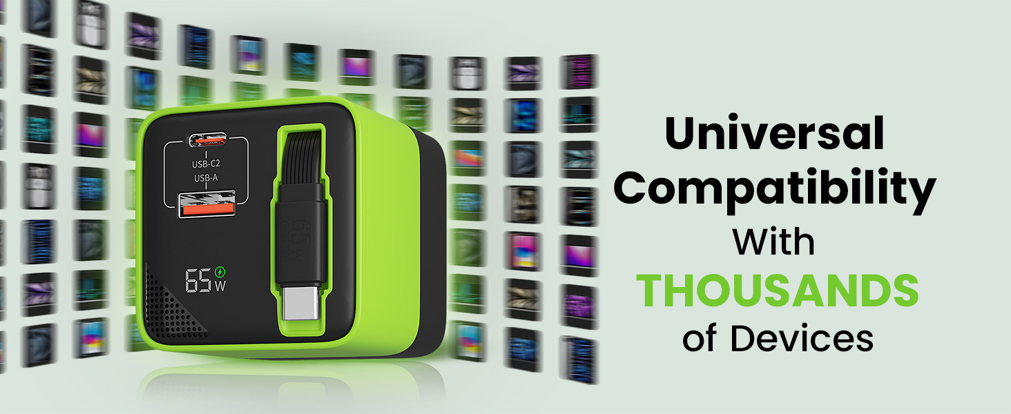 Universal Compatibility with thousands of devices