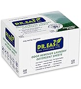 DR.EASY Odor Remover Laundry Detergent Sheets 240 loads Mountain Fresh,Easy To Carry Great For Tr...