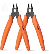 KATA Micro Wire Cutters Pliers: Precision Flush Cutter Tool for Jewelry Making, Hobby Models, Gun...