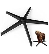 MASTERY MART Office Chair Base Replacement Heavy Duty, Metal Desk Chair Base Replacement Parts wi...