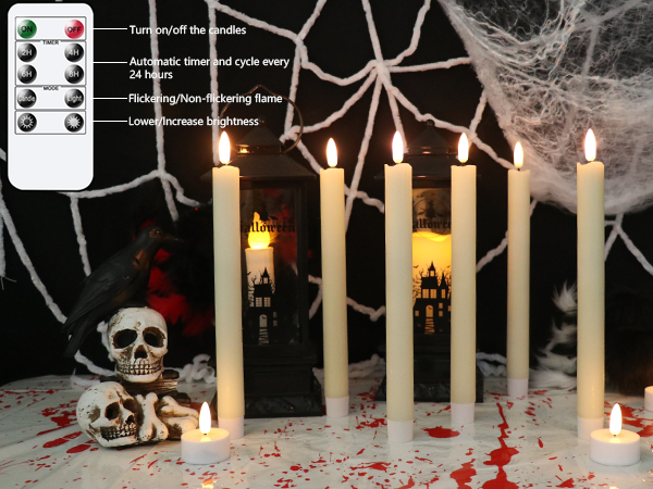 Flameless Candles with Remote