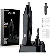 Rechargeable Nose and Ear Hair Trimmer for Men Women,2025 Professional Painless Eyebrow &amp; Facial ...