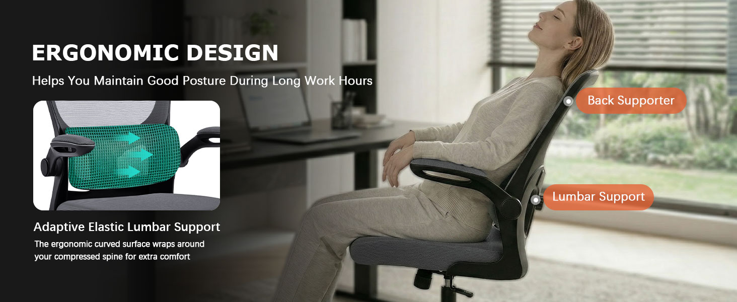5-mesh desk chair