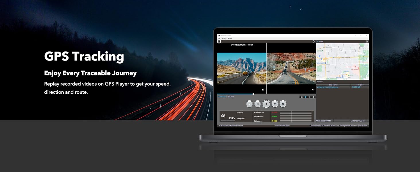 mirror dash cam front and rear