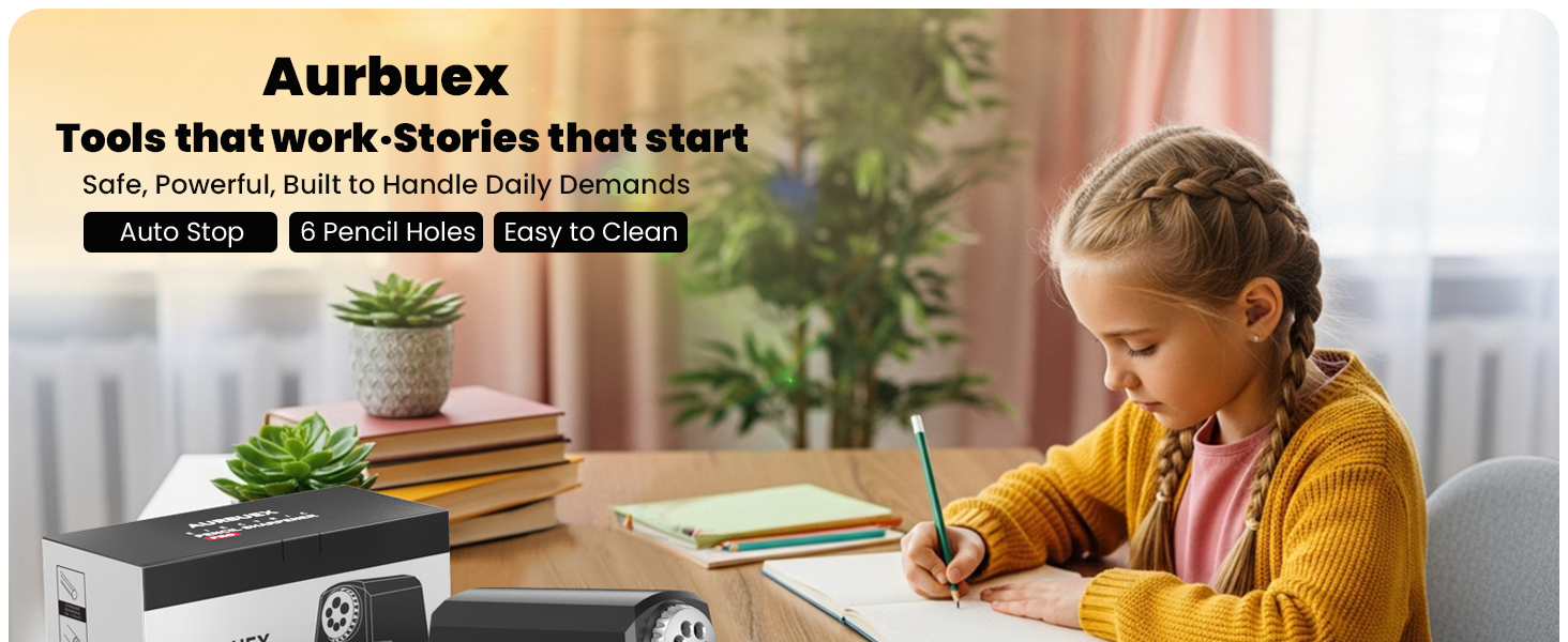 Auto stop electric sharpener