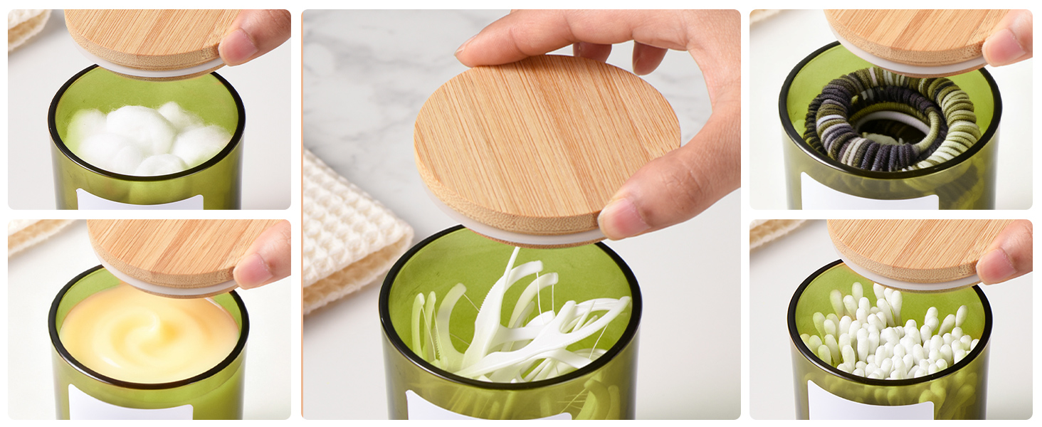 Glass Qtip Holder