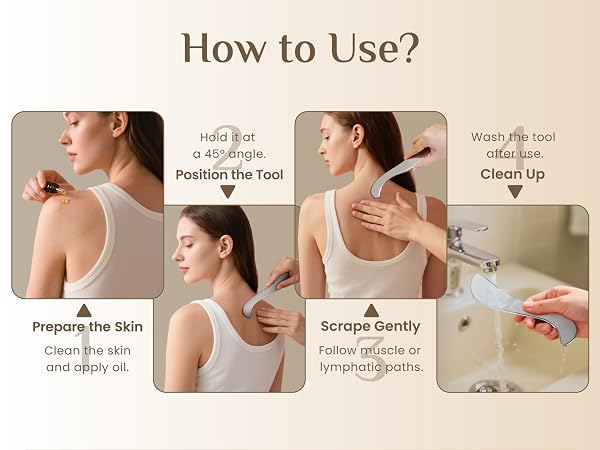 Rena Chris Stainless Steel Body Gua Sha Set