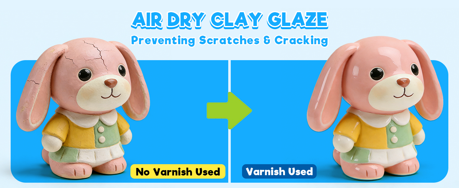 polymer clay glaze