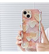 wavy case kawaii case love heart case vintage oil painting case cute cases aesthetic case laser case