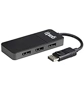 3-Port DisplayPort 1.4 MST Hub, Triple Monitor Splitter 4K HDR Adapter, DP to 3X DisplayPort Mult...