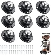 AMGSH Self Adhesive Caster Wheels - 1 inch Mini Paste Swivel Appliance Wheels - Low Profile, Smoo...