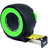Perfect Measuring Tape Co. PAL25 Nylon Coated Easy-Read Fractions Auto-Lock Tape Measure - 1" x 25ft