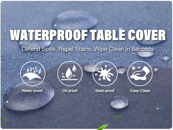 Fitted Picnic Table Cover with Bench Covers Waterproof Elastic Edges