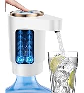 Cozycharm Water Jug Pump for 5 Gallon Bottle – Portable Electric USB-C Charging Dispenser, Dual P...