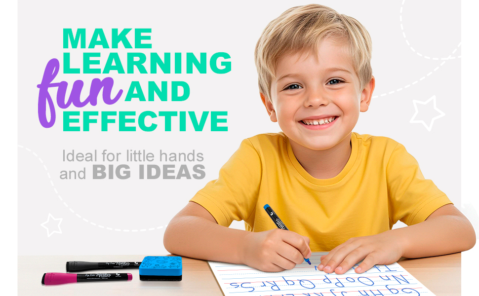 Reusable board Ideal for homeschooling Educational board for students Teacher classroom supplies