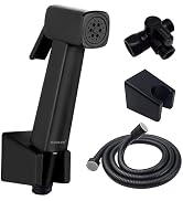 Eurolife Handheld Toilet Bidet Sprayer for Toilet, Lockable Push Button with Bidet Hose for Femin...
