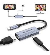 Guermok Switch 2 TV Dock Mode Adapter, USB C to HDMI Adapter with 4K@60Hz Output & PD 100W, Works...