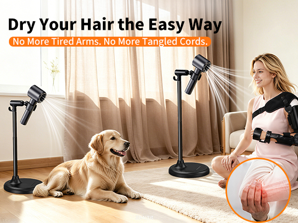 Hands Free Hair Dryer Holder