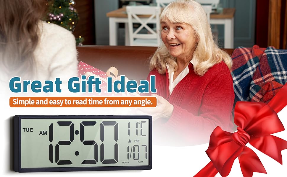 large digital clocks number