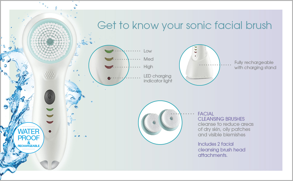 true glow sonic facial brush kit by conair sonic facial brush conair facial brush conair face brush