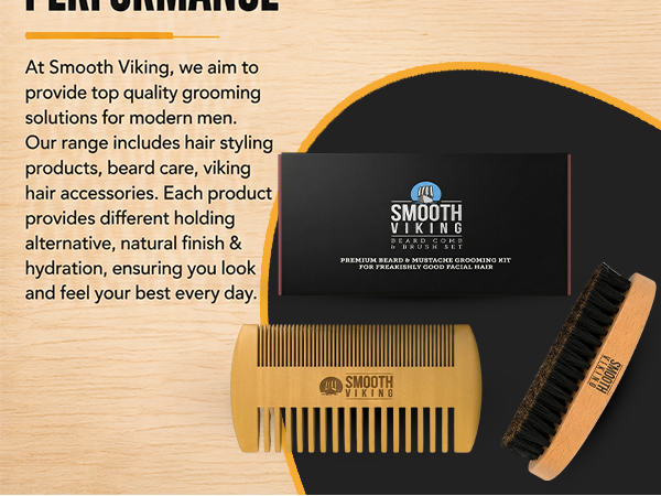 Beard Brush and Comb