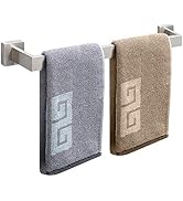 NearMoon Bathroom Towel Bar, Bath Accessories Premium Thicken Stainless Steel Square Shower Towel...