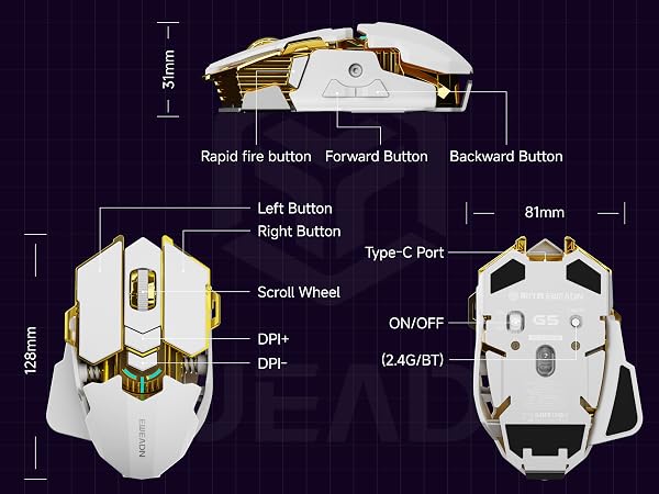wireless gaming mouse mouse wireless mouse gaming mouse black mouse bluetooth mouse computer mouse 