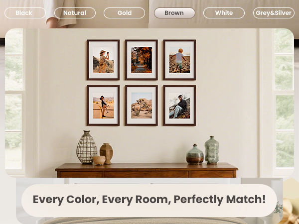 brown picture frames