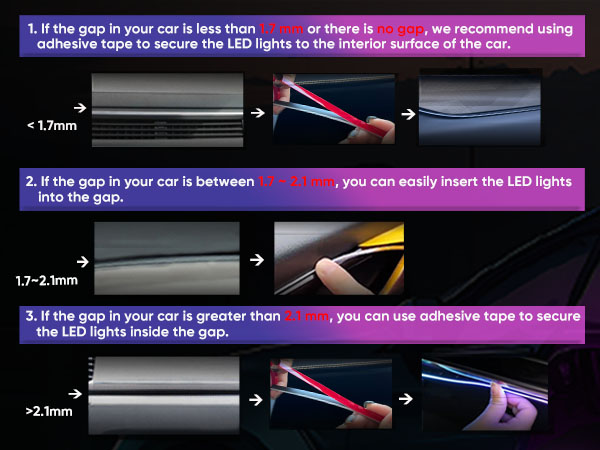 car ambient lighting kit