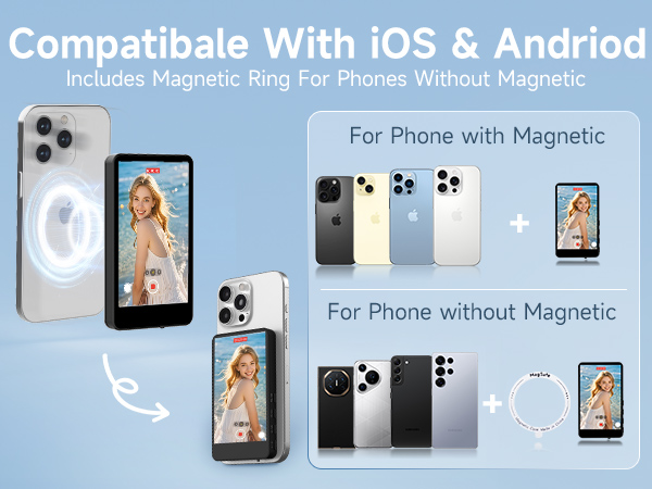 Compatiable with iOS and Android