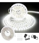 White LED Strip Light, CT Capetronix LED Light Strip White, Daylight Bright LED Tape Light, for B...