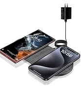 40W Wireless Charging Pad,Dual 20W Charging mat for Apple iPhone 15 14 13 12 11 Pro/Max/Mini/Plus...