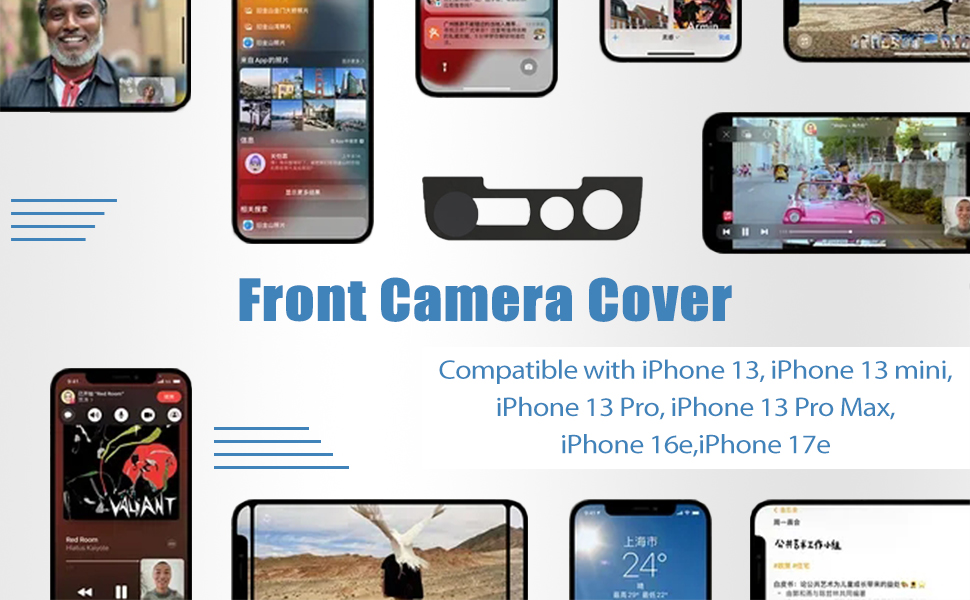 front camera cover 17e