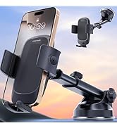 pop-tech Phone Mount for Car, [Military-Grade Suction] Universal Cell Phone Holder for Your Car D...