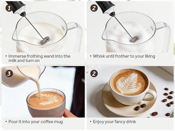 milk frother handheld