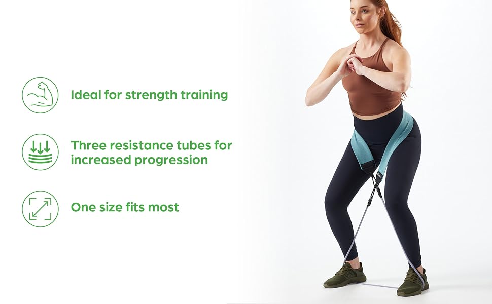 Gaiam Adjustable Hip Bands, 2-Pack