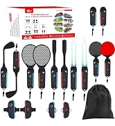 Switch 2 Sports Accessories Bundle for Nintendo Switch 2 (2025), 16-in-1 Family Sports Party Pack...