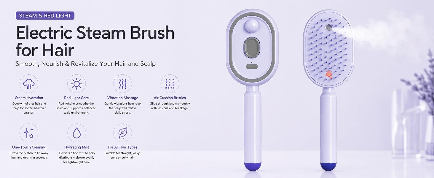 electric spray air cushion massage comb