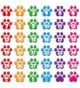 D24TIME Line up Spots for Classroom Floor Number Stickers for Classroom 36Pcs Line up Dots Floor ...