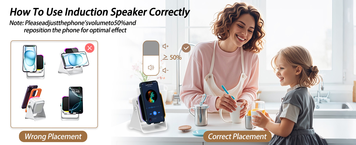 induction speaker for iphone