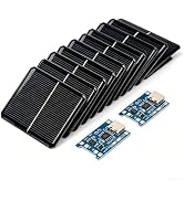 Gikfun 10pcs 56x56mm Mini Solar Panel 5V 80mA Monocrystalline Silicon with 2pc TP4056 Type-c USB ...