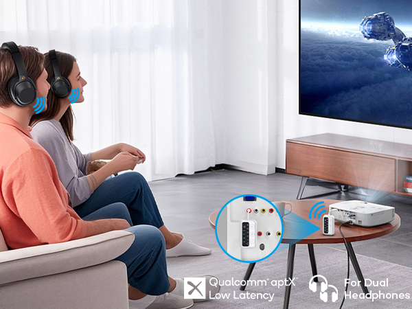 Wireless TV Watching with aptx Low Latency