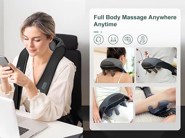 cordless neck massager