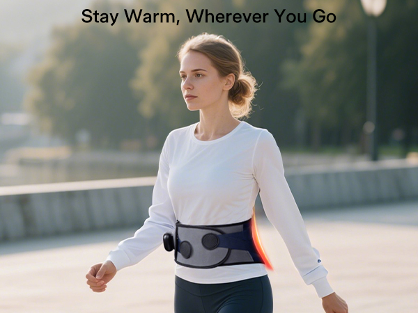 Lower Back Wearable Heating Pad for Cramps