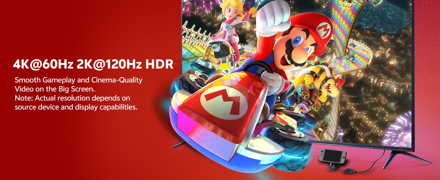 4K@60HZ &amp; 2K@120HZ HDR