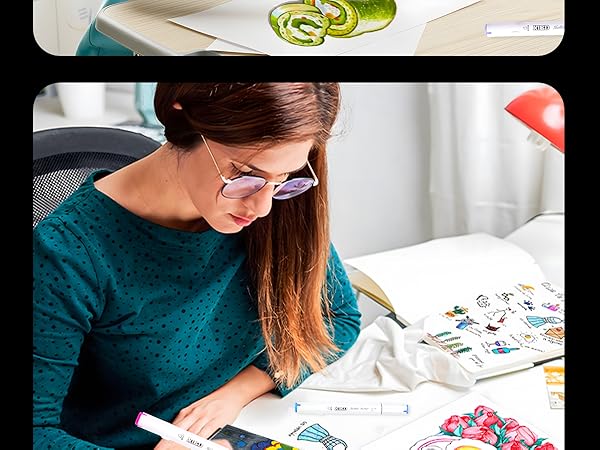 180 Colors Art Markers Set